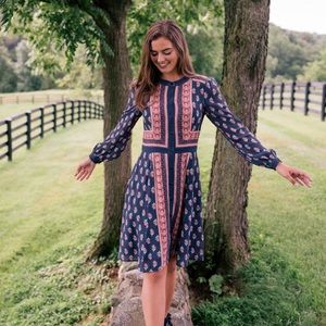 Gal Meets Glam GMG Carlene Size0 long sleeve Dress